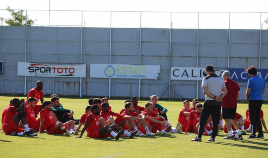 Sivasspor, Kopenhag maçının son provasını yaptı