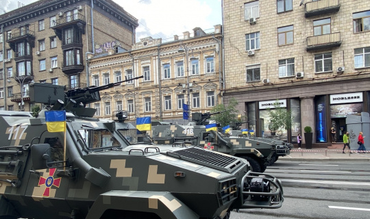 Ukrayna’da Bağımsızlık Günü öncesi Bayraktar TB2 sergilendi