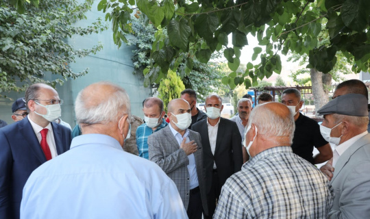 Vali Demirtaş, Derik ve Mazıdağı ilçelerinde incelemelerde bulundu