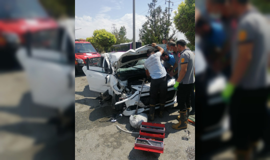 Van’da trafik kazası: 2 yaralı Van’da trafik kazası: 2 yaralı