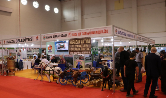 6. Samsun Tarım Fuarı’nda Havza standını binlerce kişi ziyaret etti