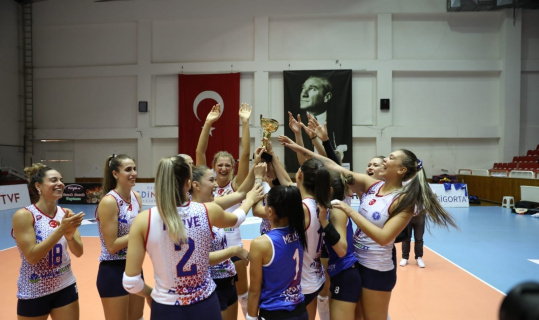 Aydın’ın Sultanları Balkan Kupası şampiyonu oldu