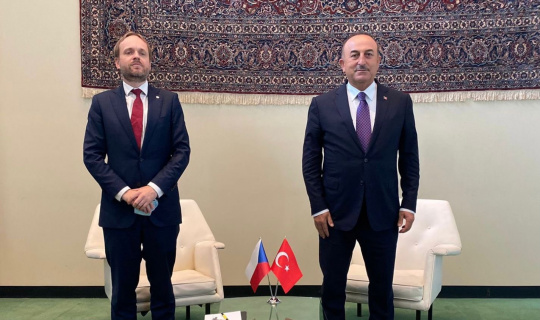 Dışişleri Bakanı Çavuşoğlu, Çekya Dışişleri Bakanı Kulhanek ile bir araya geldi Dışişleri Bakanı Çavuşoğlu, Çekya Dışişleri Bakanı Kulhanek ile bir araya geldi