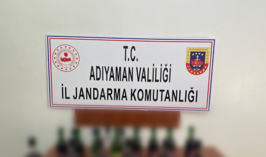 Jandarma ekiplerinden kaçak içki operasyonu
