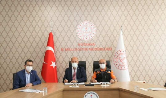 Kütahya MTAL ile İl Afet ve Acil Durum Müdürlüğü arasında protokol