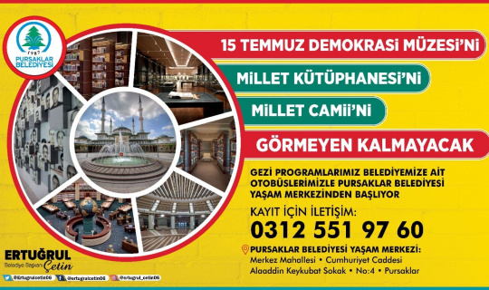 Pursaklarlılar milletin evinde