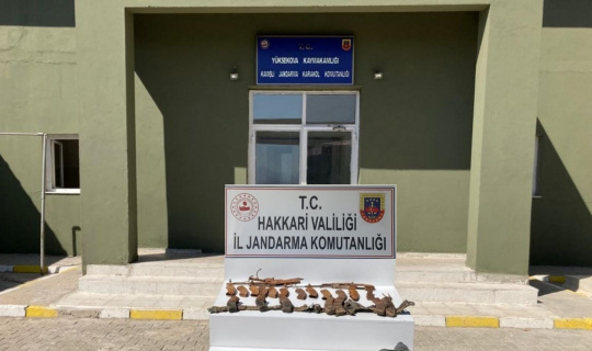 Yüksekova kırsalında sığınak ele geçirildi Yüksekova kırsalında sığınak ele geçirildi