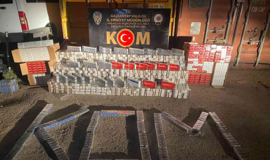 10 bin 790 paket kaçak sigara ele geçirildi