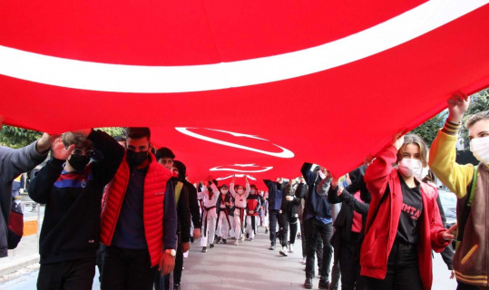 Amatör Spor haftası yürüyüşü yapıldı