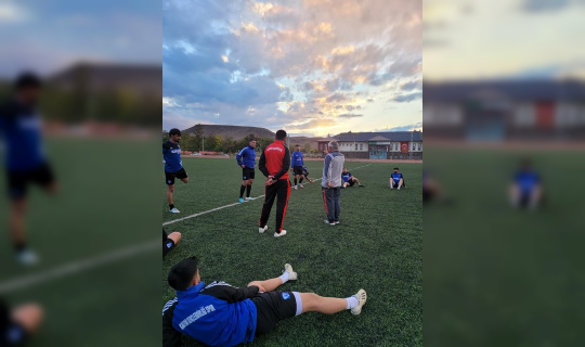 Kağızman Gençler Birliği Spor hazırlıklarını sürdürüyor