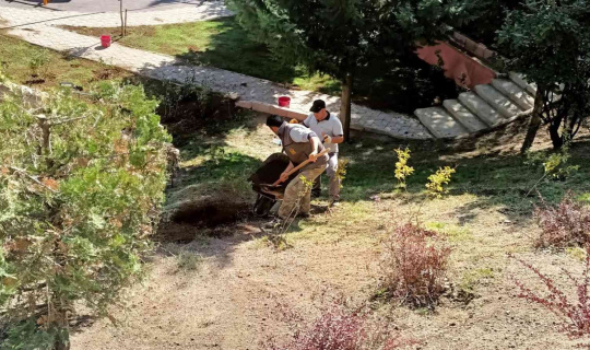 Keçiören’in parkları kışa hazırlanıyor