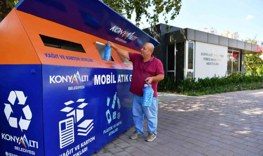 Konyaaltı’nda mahallelere mobil atık getirme merkezi yerleştiriliyor