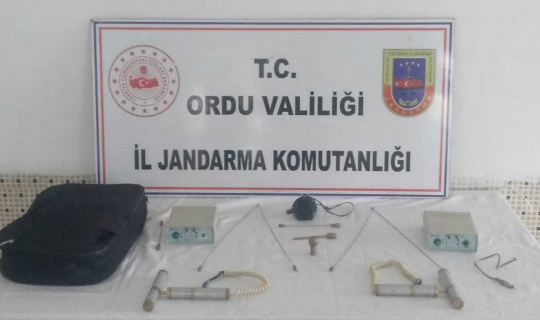 Ordu’da define arayanlara suçüstü Ordu’da define arayanlara suçüstü