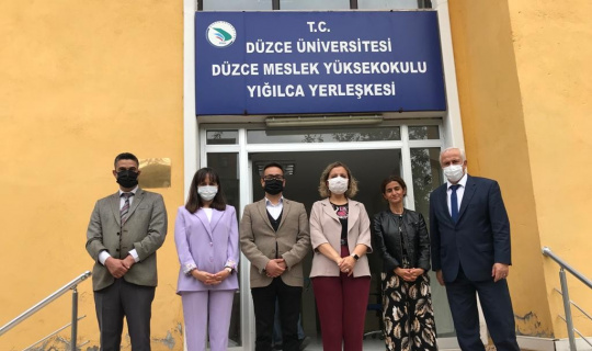 Yığılca yerleşkesinde inceleme yapıldı Yığılca yerleşkesinde inceleme yapıldı