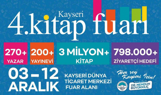 4. Kitap Fuarı kitapseverlerle buluşuyor