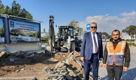 Karacabey’de terminal kavşağı yeni haliyle kente yakışacak