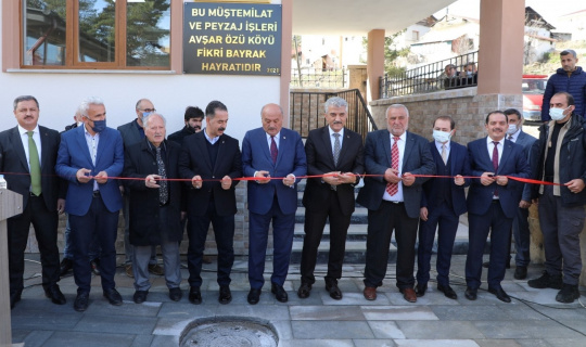Refahiye Merkez Camisinde, cami müştemilatı, şadırvan, gasilhane ve eklentilerinin açılış töreni gerçekleşti