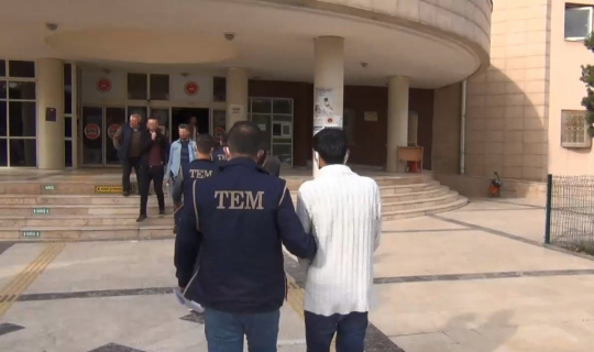 Terör örgütü üyesi oldukları belirlenen 3 kişi tutuklandı