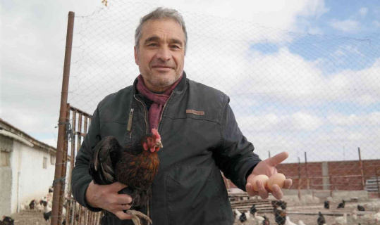 (ÖZEL) Emekli idareci kendini organik üretime verdi