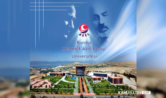 Burdur Mehmet Akif Ersoy Üniversitesi’ne Sözleşmeli Personel Alımı