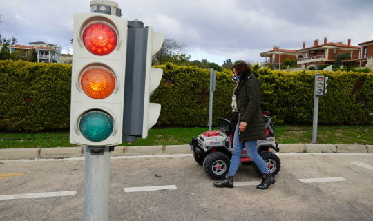 Çeşme’de anaokulu öğrencileri trafik eğitimi aldı Çeşme’de anaokulu öğrencileri trafik eğitimi aldı