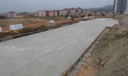Edebali Stadı’nda inşaat çalışmaları durdu
