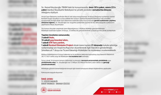 İçişleri Bakan Yardımcısı Çataklı: “Kılıçdaroğlu gündemi iyi takip etmiyor” İçişleri Bakan Yardımcısı Çataklı: “Kılıçdaroğlu gündemi iyi takip etmiyor”