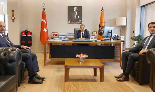 Kaymakam Sevgili ve Başkan Doğru’dan Fidan’a ziyaret