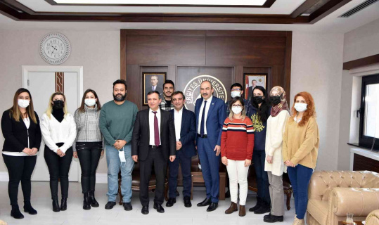KTO yönetiminden ERÜ’ye tebrik ziyareti