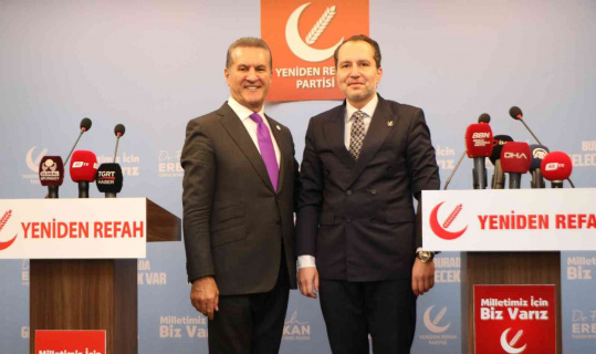 Sarıgül’den YRP Genel Başkanı Erbakan’a ziyaret