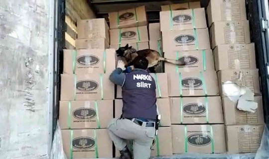 Siirt polisi 2021 yılında 171 kilogram uyuşturucu madde ele geçirdi