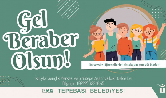 Tepebaşı’ndan üniversitelilere ücretsiz yemek desteği