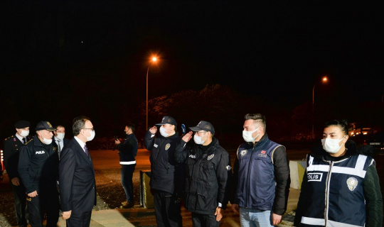 Vali Kızılkaya 2021’i çeşitli ziyaretlerle sonlandırdı