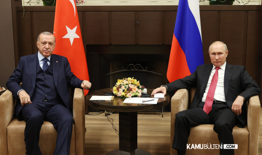 Cumhurbaşkanı Erdoğan Putin İle Görüşecek