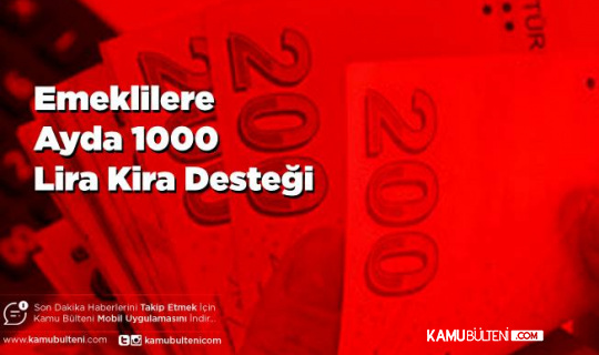 Emeklilere Ayda 1000 Lira Kira Desteği Mecliste