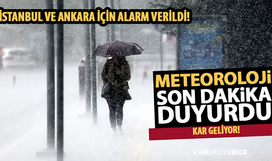 Hava sıcaklıkları düşüyor! Başkente kar, megakente don geliyor!