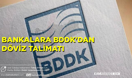 Son Dakika: BDDK'dan Döviz Alım Satım İşlemleriyle ilgili Talimat Verdi Son Dakika: BDDK'dan Döviz Alım Satım İşlemleriyle ilgili Talimat Verdi