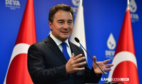 Ali Babacan Deva Partisinin Cumhurbaşkanı Adayını Açıkladı