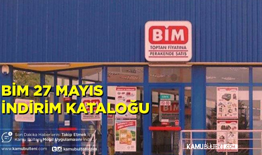 BİM' de Bu Hafta Neler Var? İşte 27 Mayıs İndirimli Ürünler Kataloğu!