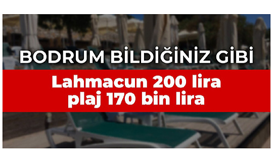Bodrum'da Özel Plajlarda Localar 10 Bin Euroya Kadar Çıkıyor