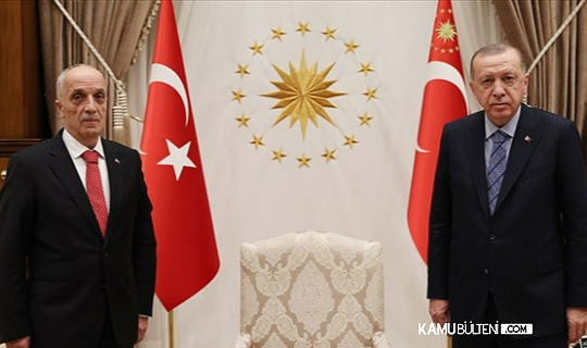 Cumhurbaşkanı Erdoğan, Sendika Başkanı İle Asgari Ücret Toplantısı Yaptı