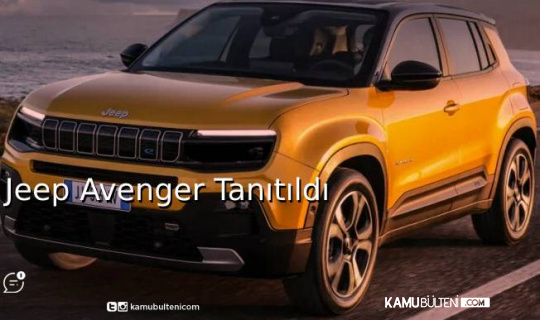 Jeep Avenger Tanıtıldı Jeep Avenger Tanıtıldı