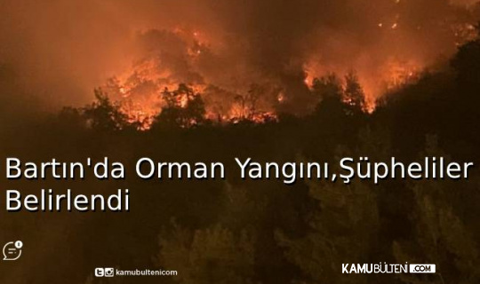 Bartın’da Orman Yangını Çıktı! Şüphelilerin Kim Olduğu Ortaya Çıktı