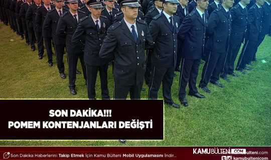 POMEM'den Adaylara Müjdeli Haber Kontenjanlar Değişti