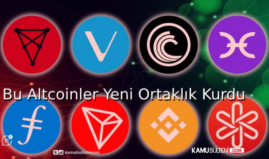 Bu Altcoinler Yeni Ortaklık Kurdu