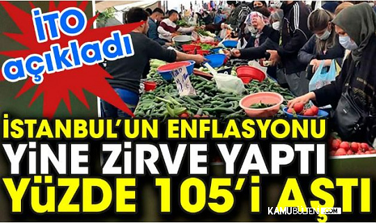 İTO İstanbul'un Enflasyonunu Açıkladı