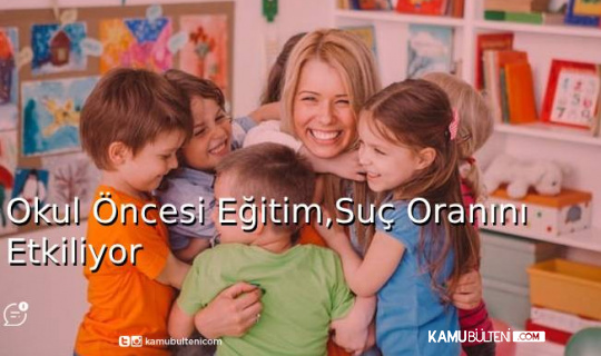 Okul Öncesi Eğitim,Suç Oranını Etkiliyor Okul Öncesi Eğitim,Suç Oranını Etkiliyor