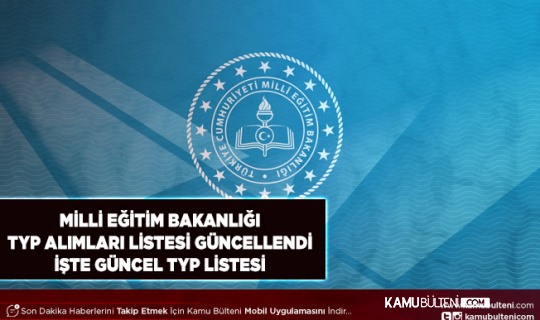 Milli Eğitim Bakanlığı tarafından İŞKUR Toplum Yararına Program (TYP) kapsamında yapılacak personel alımı sona eriyor