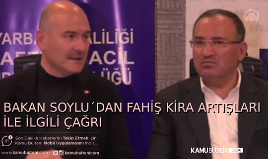 BAKAN SOYLU´DAN ÇAĞRI: İHBAR EDİN