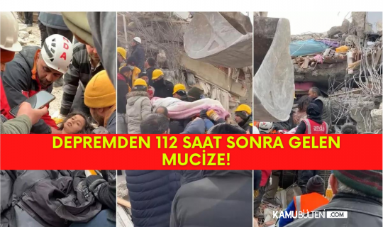 Depremden 112 Saat Sonra Gelen Mucize! Depremden 112 Saat Sonra Gelen Mucize!